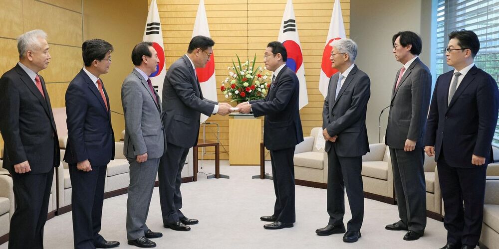 ซีอีโอในเกาหลีและญี่ปุ่นให้คำมั่นที่จะฟื้นฟูความสัมพันธ์ทางเศรษฐกิจทวิภาคี